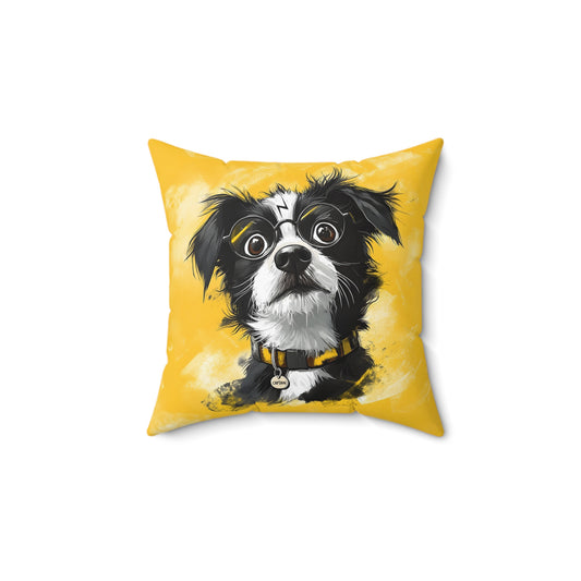 Captain Harry - Square Pillow, Dog Lover Gift, Custom Pet Cushion, Home Decor, Cozy Throw Pillow